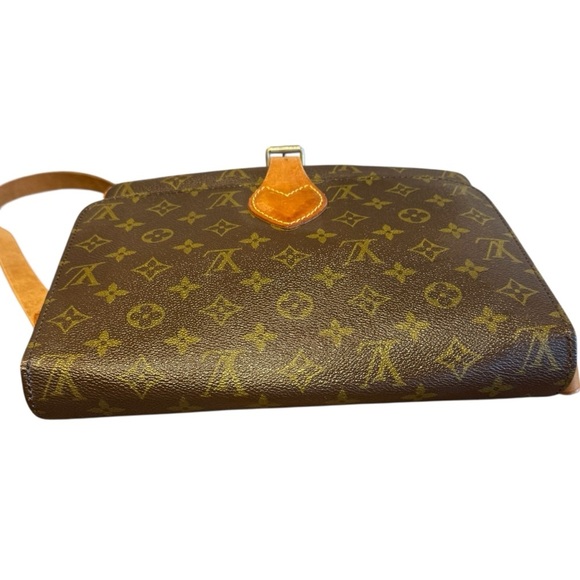 Louis Vuitton Monogram Cartouchiere GM Canvas Leather Crossbody Bag/Shoulder Bag - Picture 5 of 16